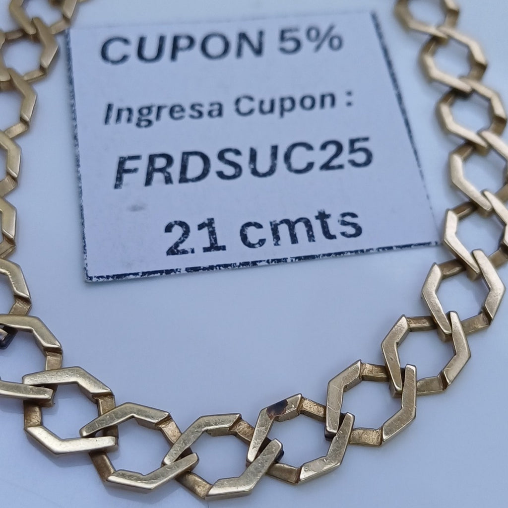 PULSERA ORO 14 K 13.2 GRMS (SEMINUEVO)
