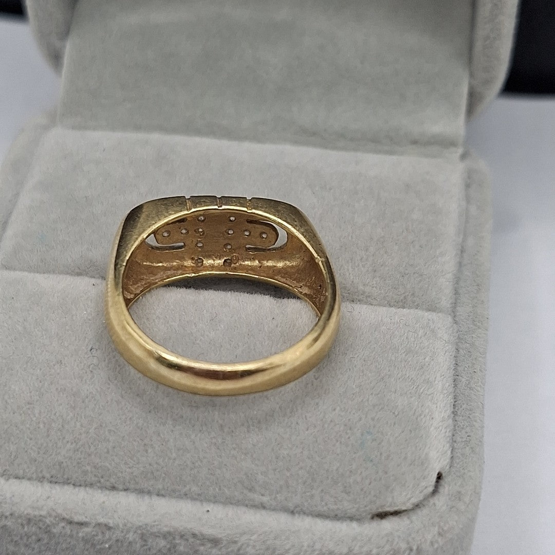 ANILLO ORO 14 K 4.6 GRMS (SEMINUEVO)