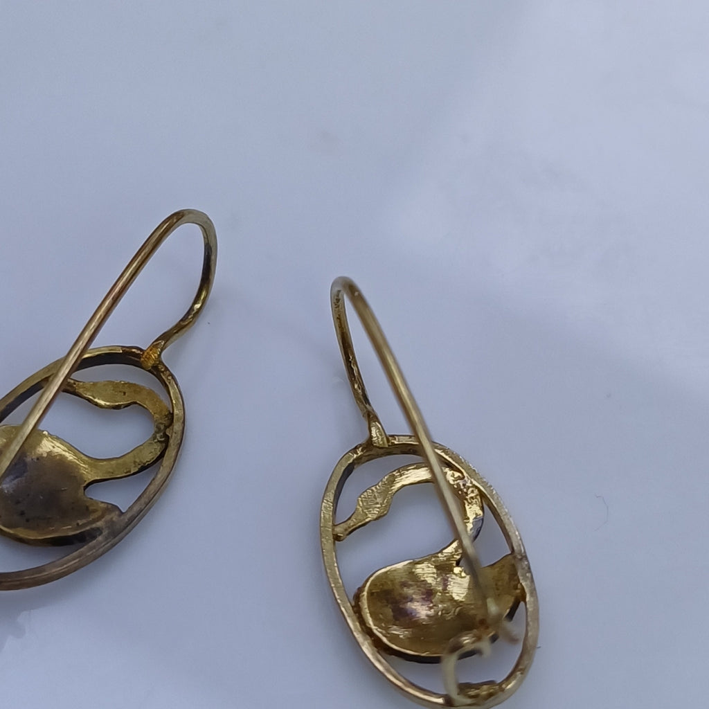 ARETES PAR ORO 10 K 1,60 GRMS (SEMINUEVO)