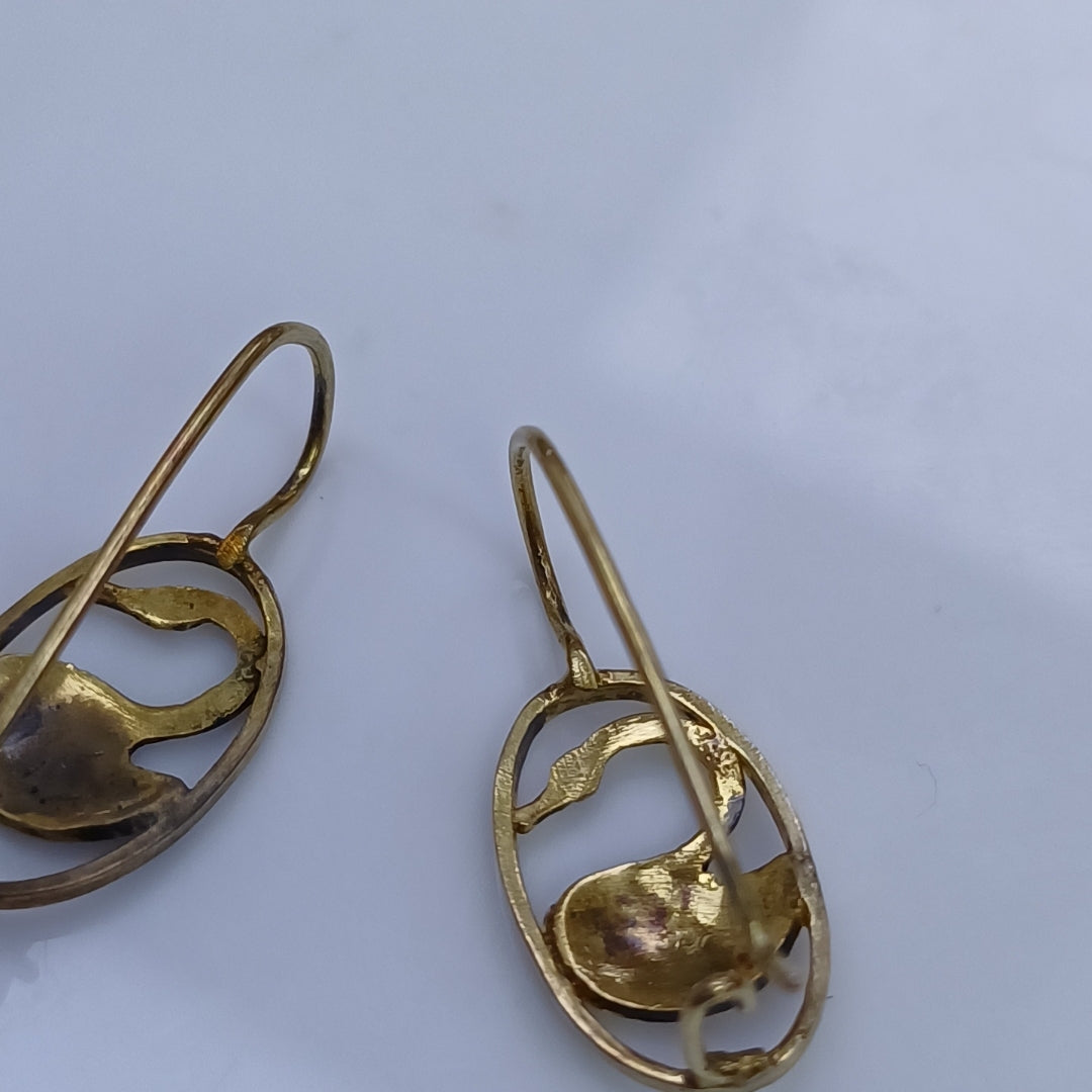 ARETES PAR ORO 10 K 1,60 GRMS (SEMINUEVO)