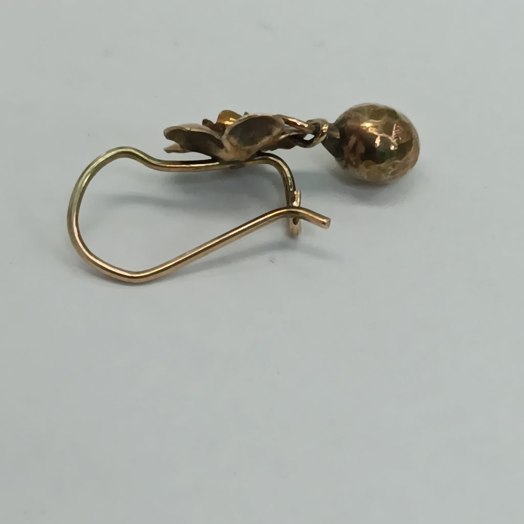 ARETES PAR ORO 8 K 1,10 GRMS (SEMINUEVO)