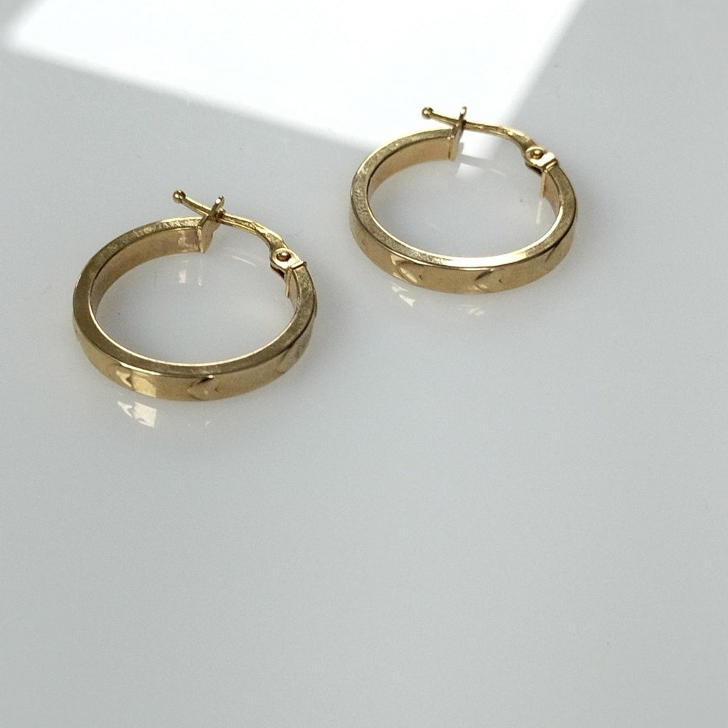 ARRACADAS PAR ORO 14 K 1,60 GRMS (SEMINUEVO)