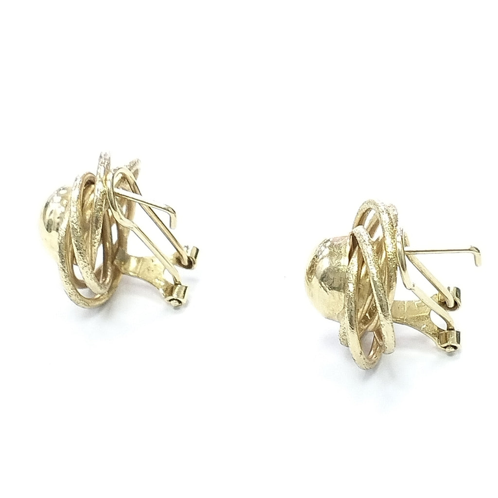 ARETES PAR ORO 14 K 6.4 GRMS (SEMINUEVO)