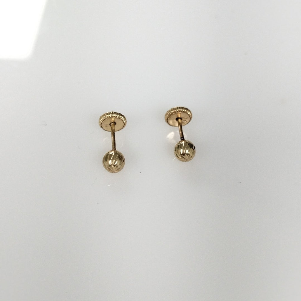 BROQUELES PAR ORO 14 K 0,30 GRMS (SEMINUEVO)
