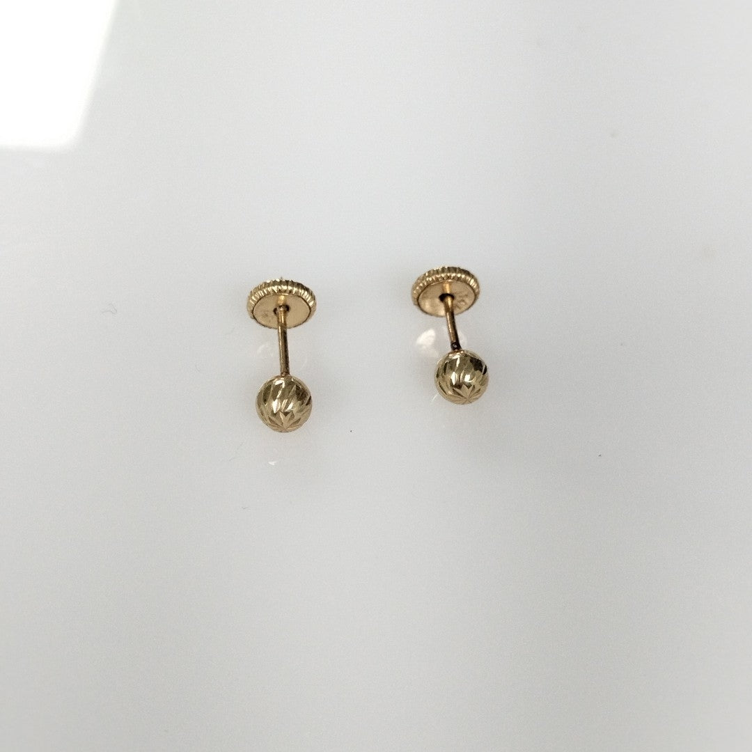 BROQUELES PAR ORO 14 K 0,30 GRMS (SEMINUEVO)