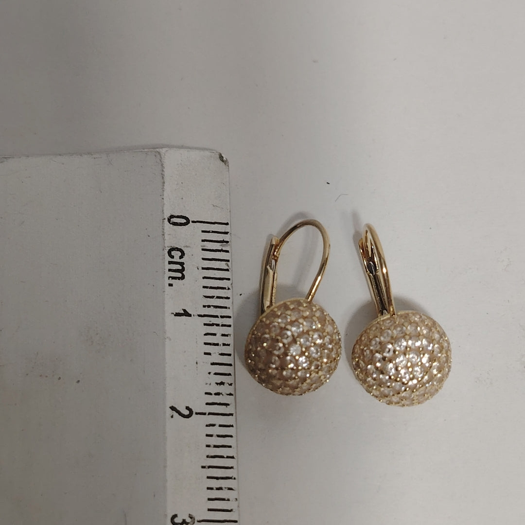 ARETES PAR ORO 14 K 3.6 GRMS (SEMINUEVO)
