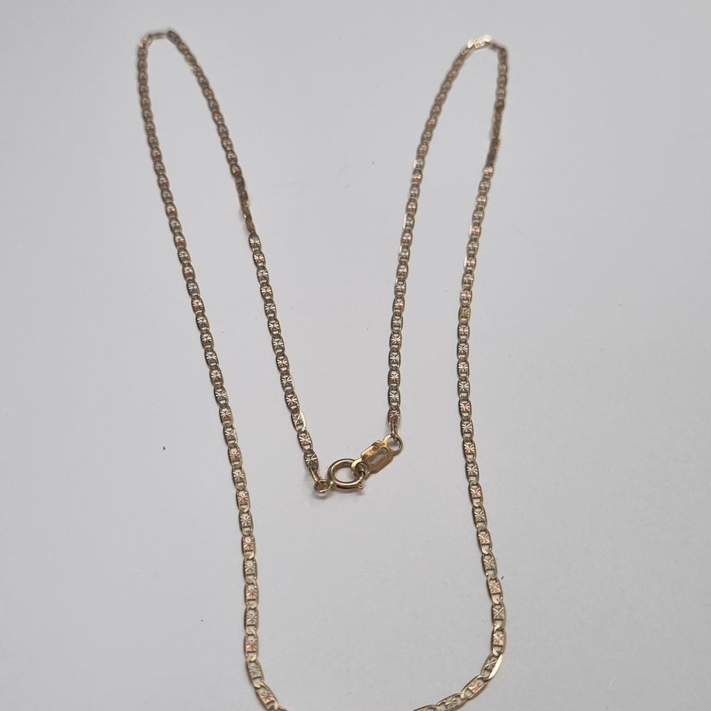 CADENA ORO, ORO COMBINADO 10 K 2.7 GRMS (SEMINUEVO)