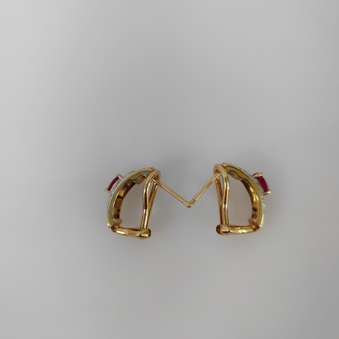 ARETES PAR ORO 14 K 4.5 GRMS (SEMINUEVO)