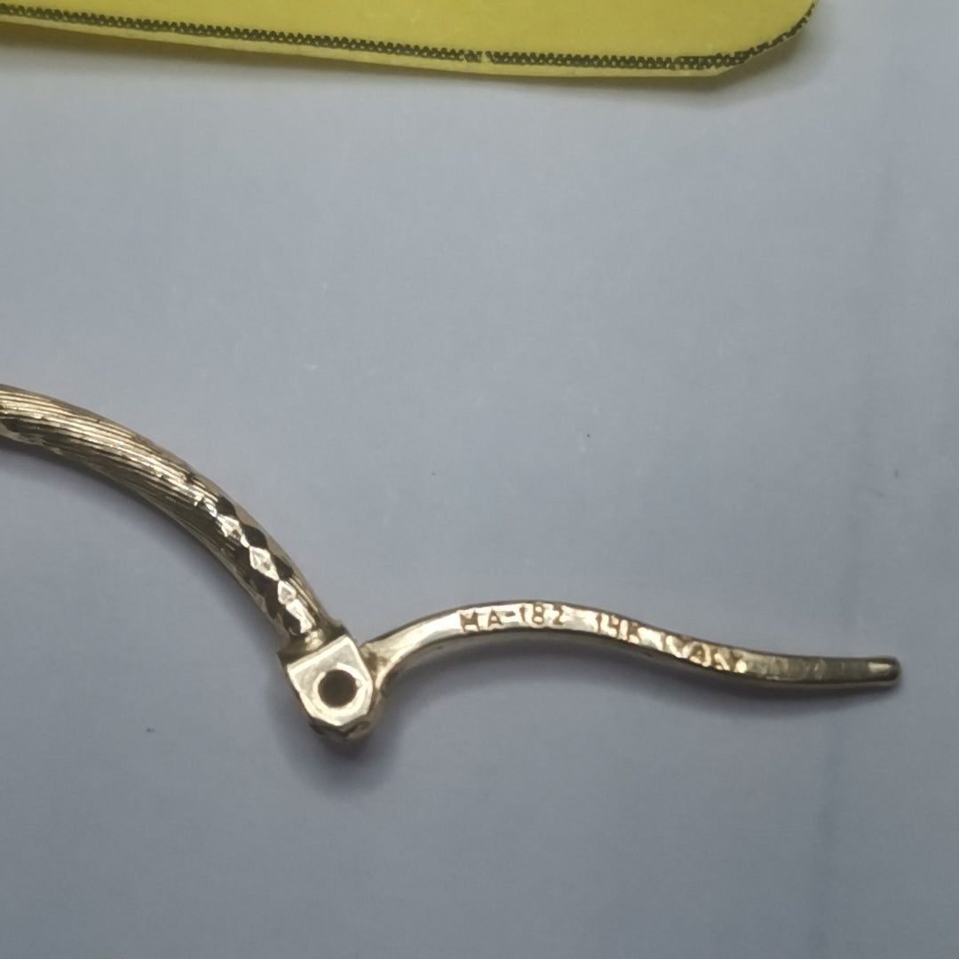 ARRACADAS PAR ORO 14 K 1,40 GRMS (SEMINUEVO)