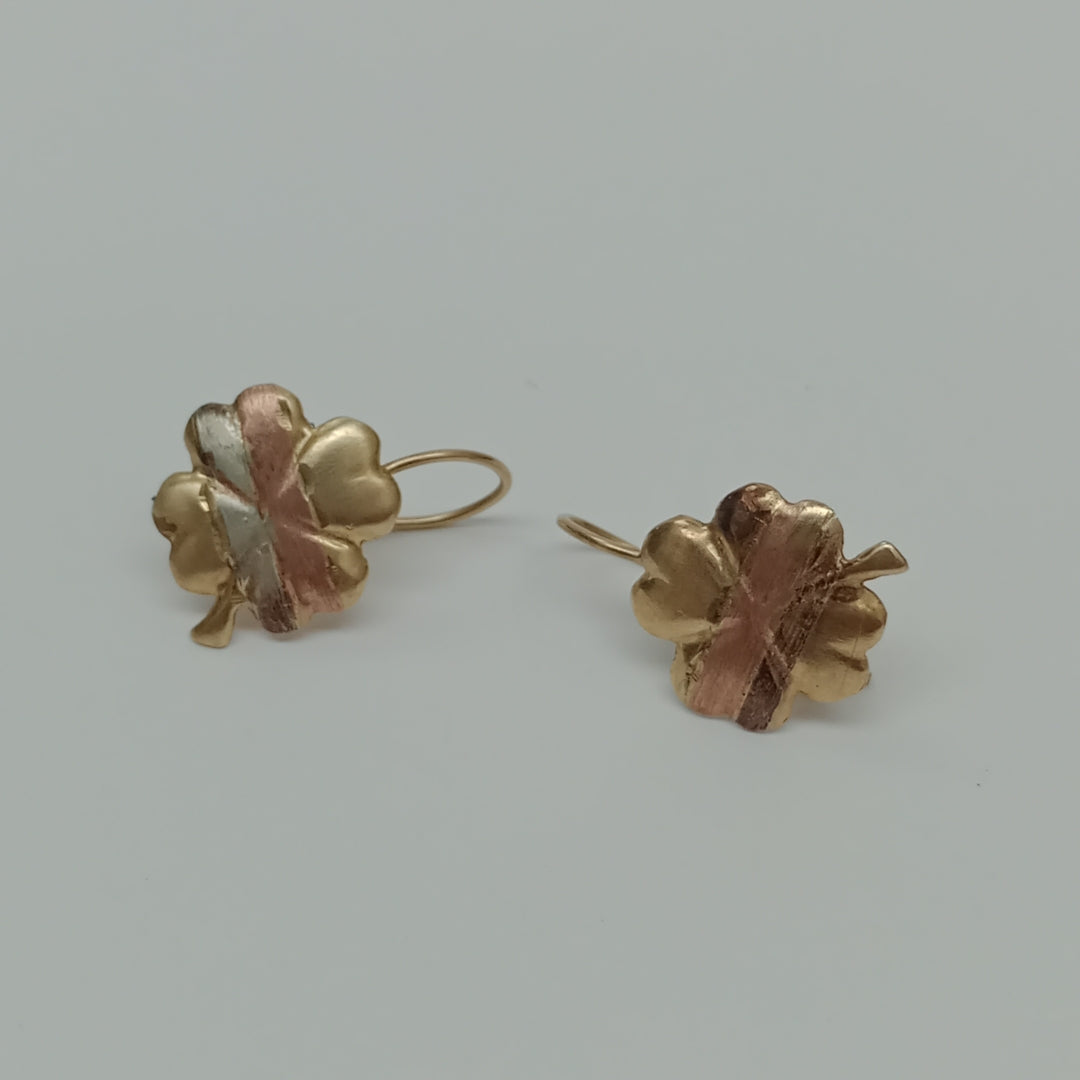 ARETES PAR ORO 10 K 1,20 GRMS (SEMINUEVO)