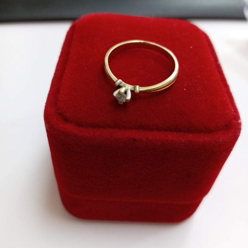 SOLITARIO ORO 10 K 1,60 GRMS (SEMINUEVO)