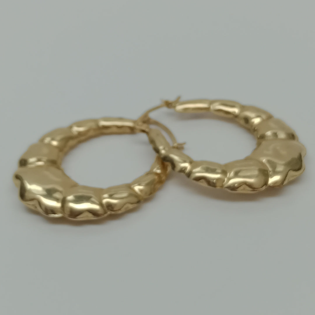 ARRACADAS PAR ORO 14 K 3,90 GRMS (SEMINUEVO)
