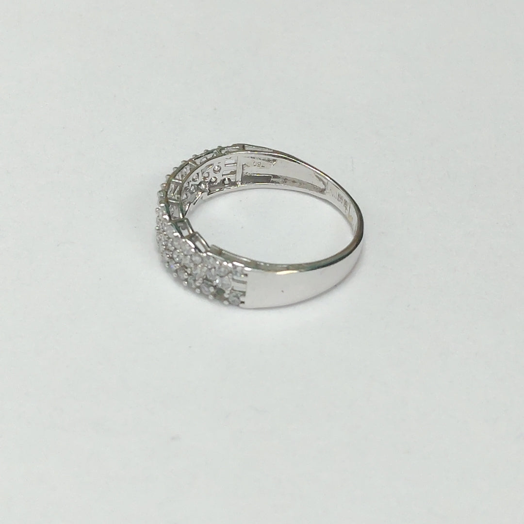 ANILLITO ORO BLANCO 18 K 1,90 GRMS (SEMINUEVO)