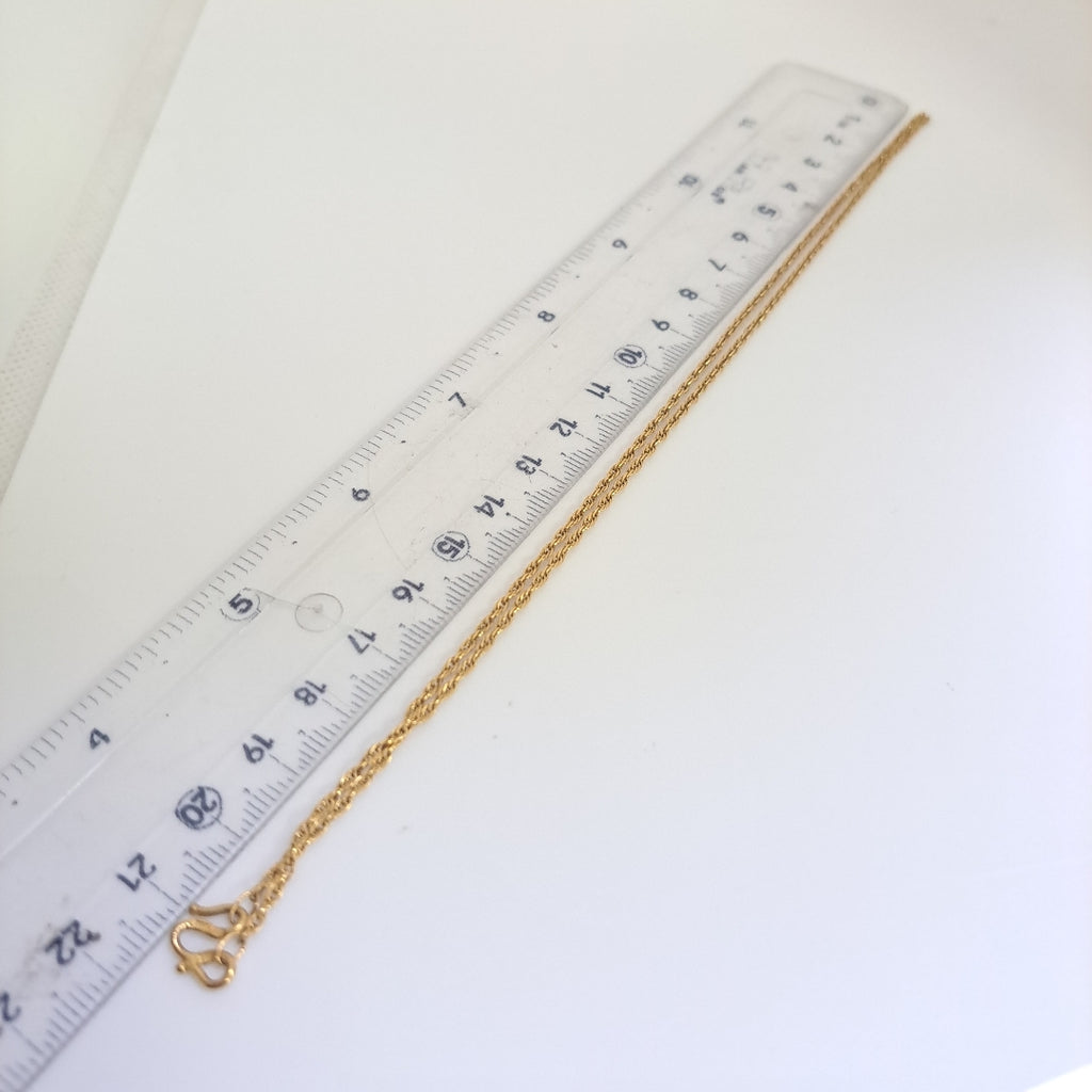 CADENA ORO 21 K 5,20 GRMS (SEMINUEVO)
