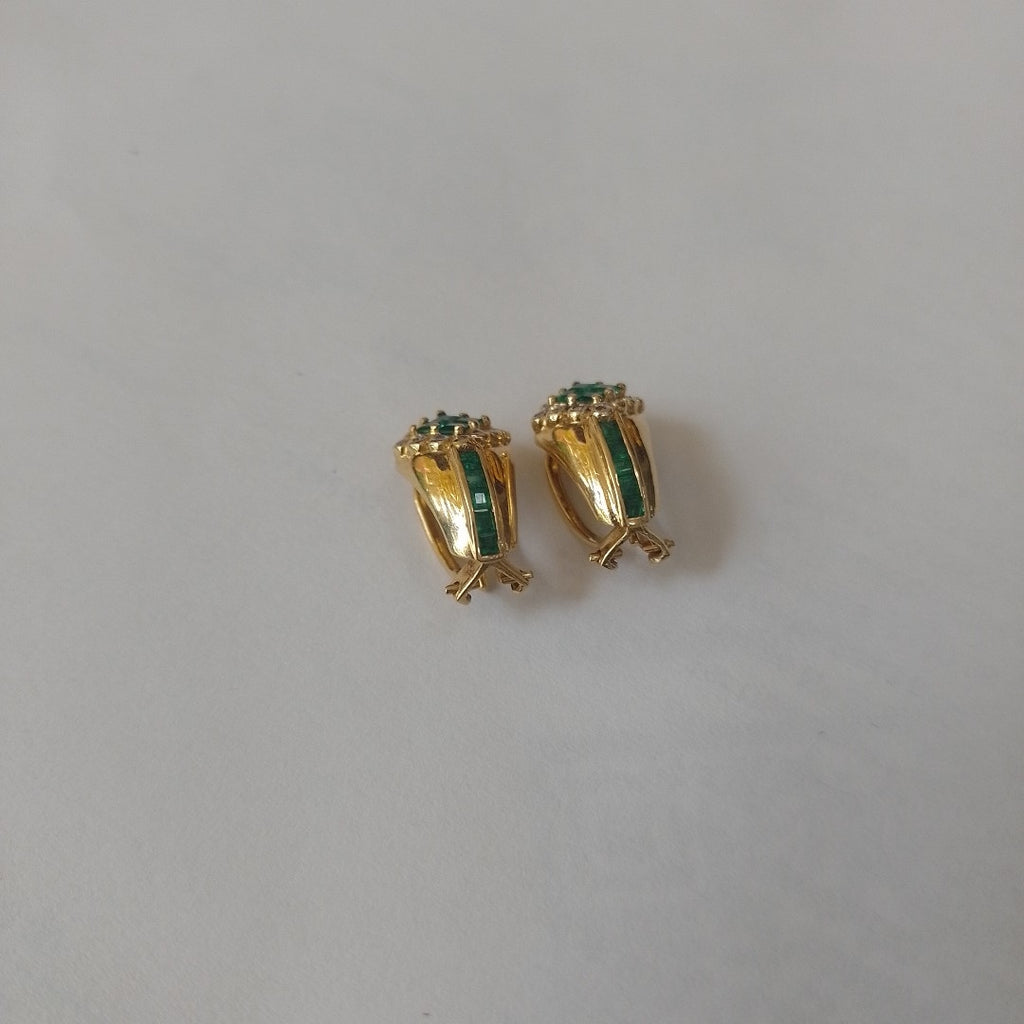 ARETES PAR ORO 18 K 6.3 GRMS (SEMINUEVO)