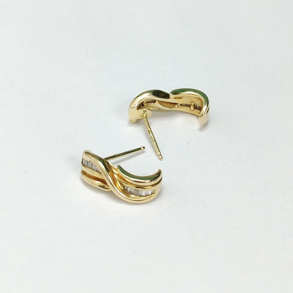 BROQUELES PAR ORO 18 K 4,10 GRMS (SEMINUEVO)