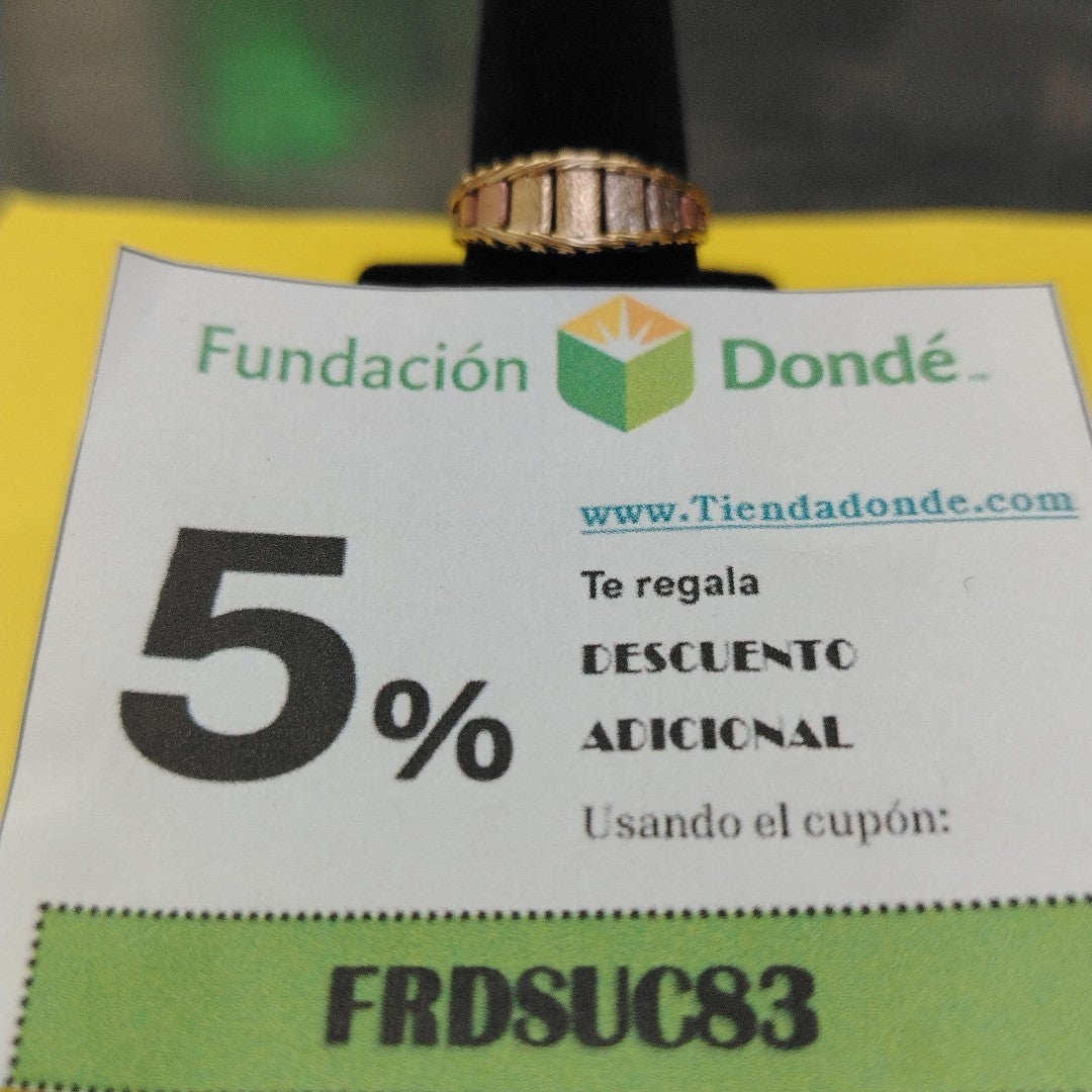 ANILLITO ORO,RODIADO 14 K 2,30 GRMS (SEMINUEVO)