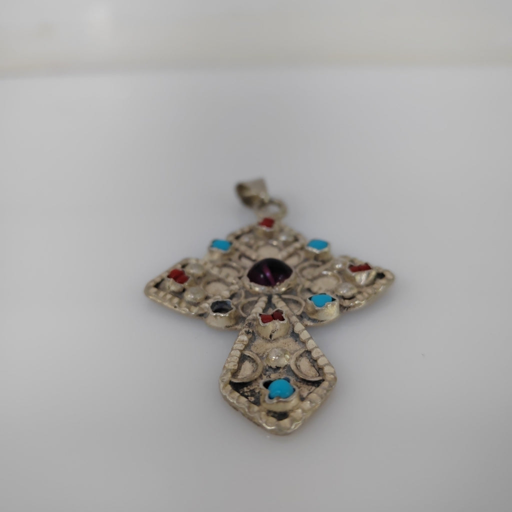 CRUZ, DIJE PLATA 12.4 GRMS (SEMINUEVO)