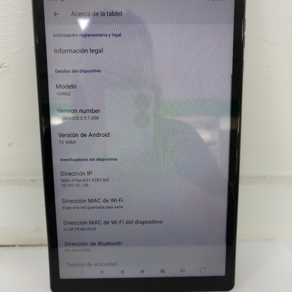 TABLETA HYUNDAI HYTAB PLUS HT10WB2MSG02 64 GB 4 GB RAM (SEMINUEVO)