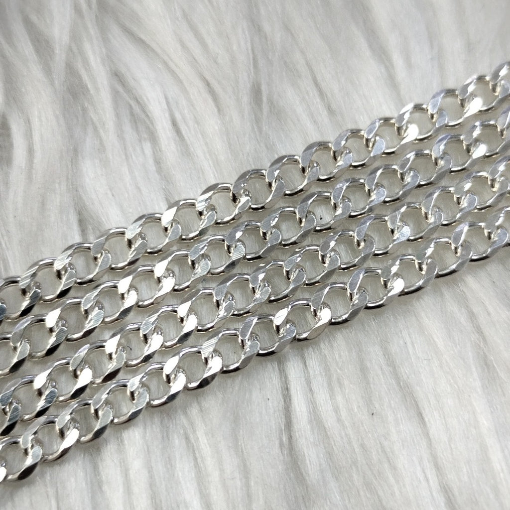 CADENA TEJIDO BARBADO PLATA .925 60 CM 13.7 GR (NUEVO)