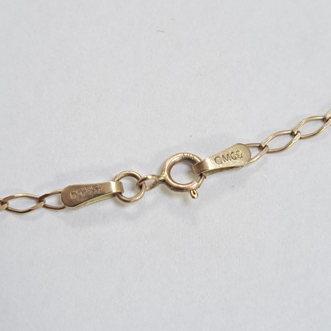 CADENA, DIJE ORO 10 K 3.2 GRMS (SEMINUEVO)