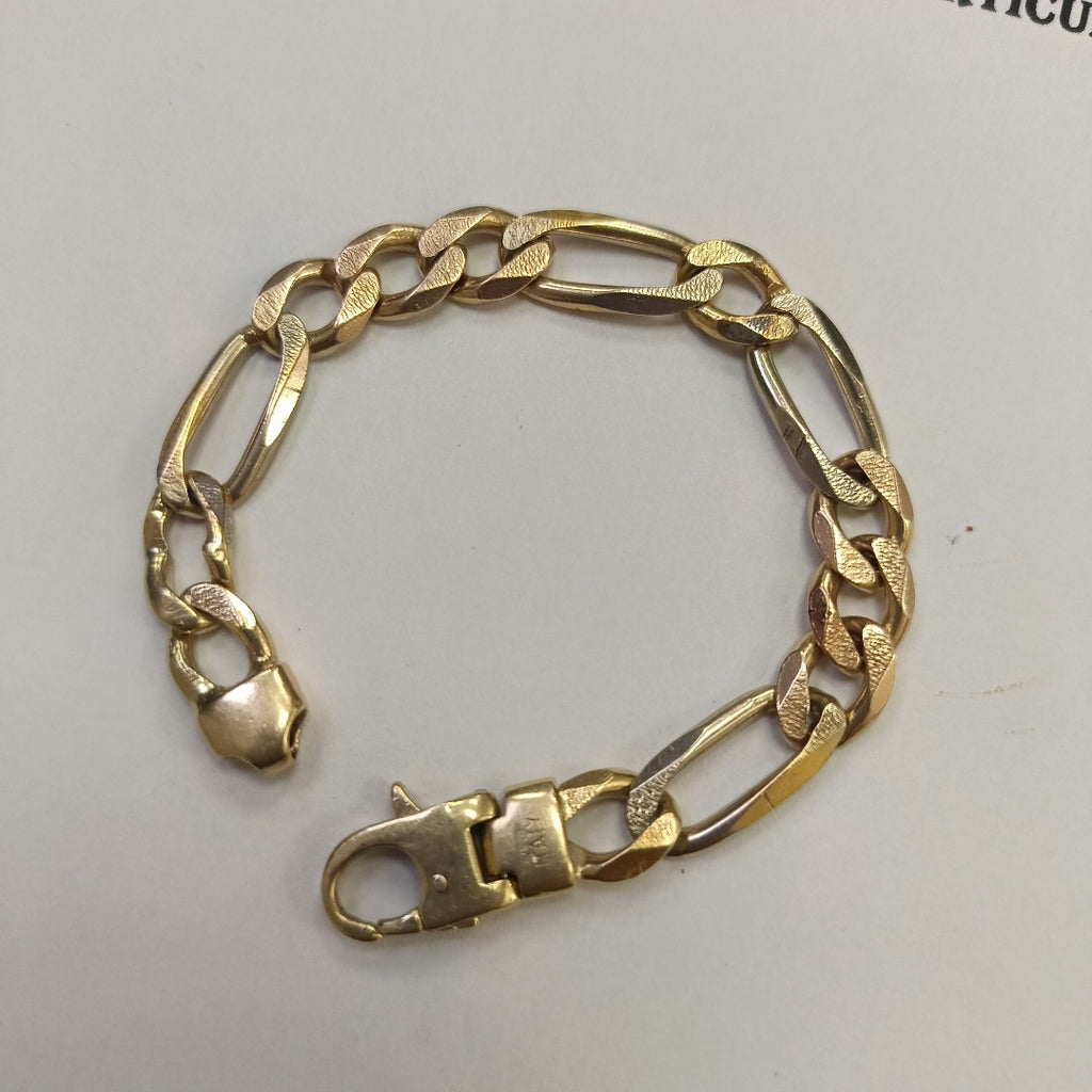PULSERA ORO COMBINADO 14 K 27.5 GRMS (SEMINUEVO)
