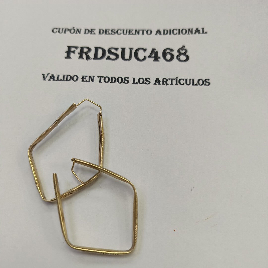 ARRACADAS PAR ORO 8 K 5,50 GRMS (SEMINUEVO)