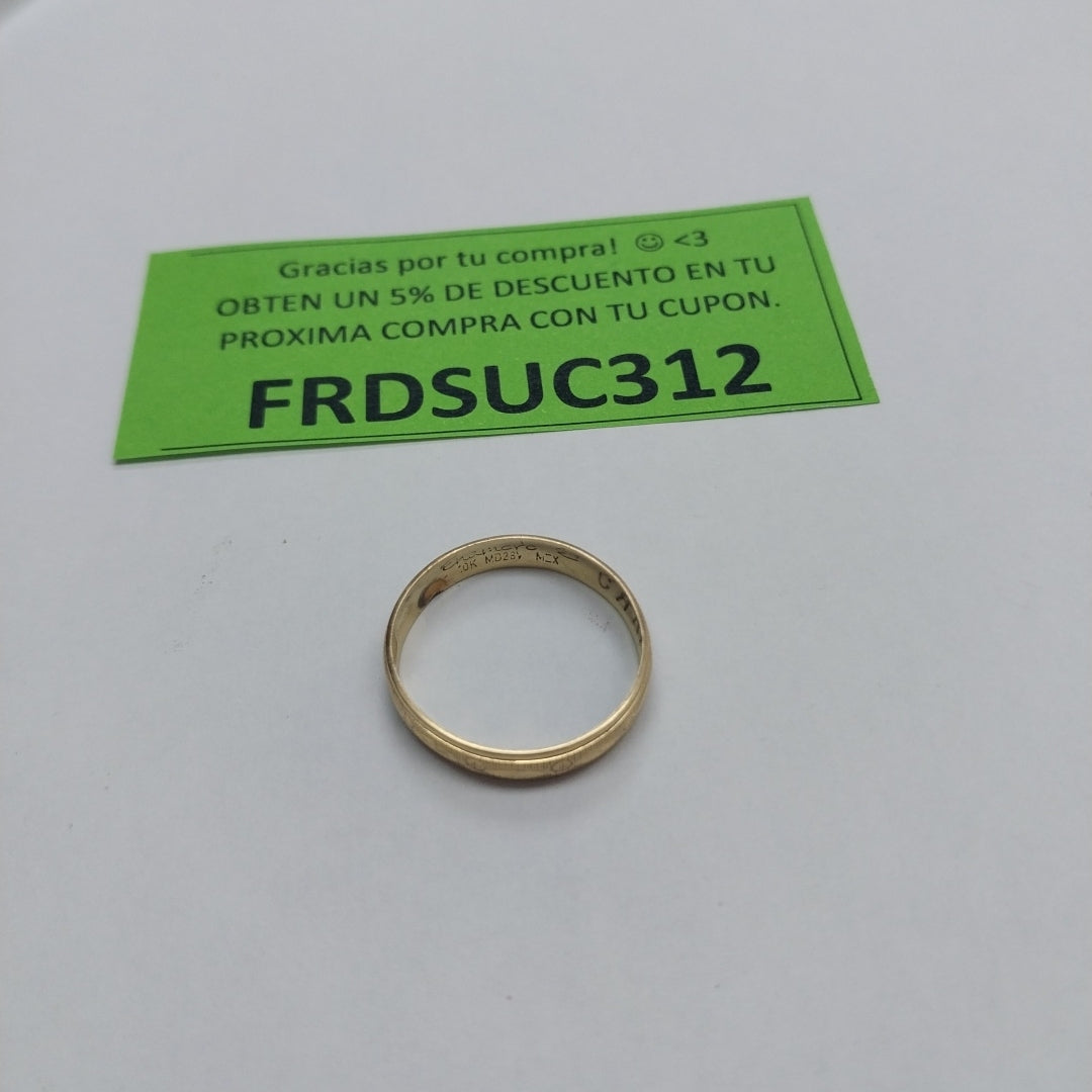 ARGOLLA ORO 10 K 1.6 GRMS (SEMINUEVO)