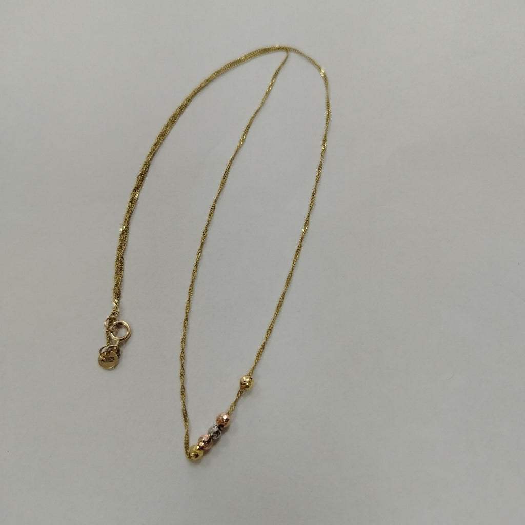 GARGANTILLA ORO 14 K 1.4 GRMS (SEMINUEVO)