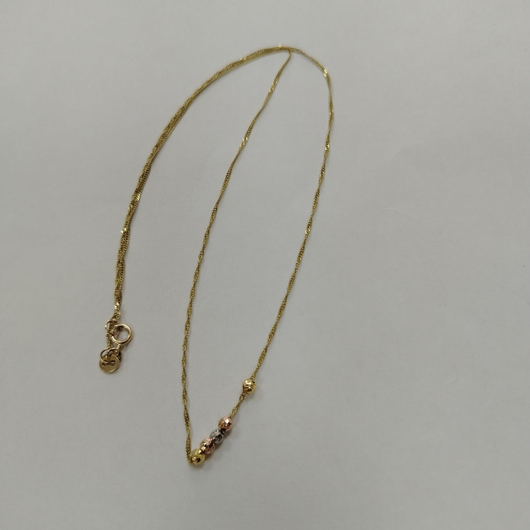 GARGANTILLA ORO 14 K 1.4 GRMS (SEMINUEVO)