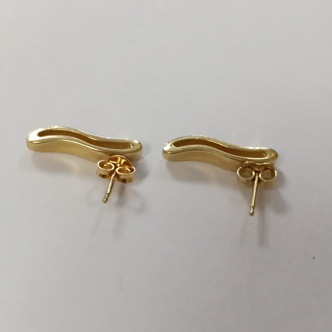 ARETES PAR ORO 14 K 3.4 GRMS (SEMINUEVO)