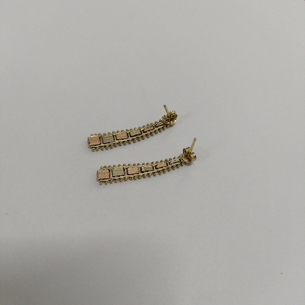 ARETES PAR ORO 14 K 4,00 GRMS (SEMINUEVO)