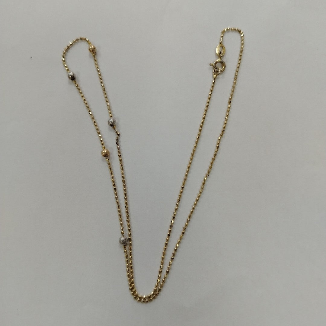 GARGANTILLA ORO 14 K 2.6 GRMS (SEMINUEVO)