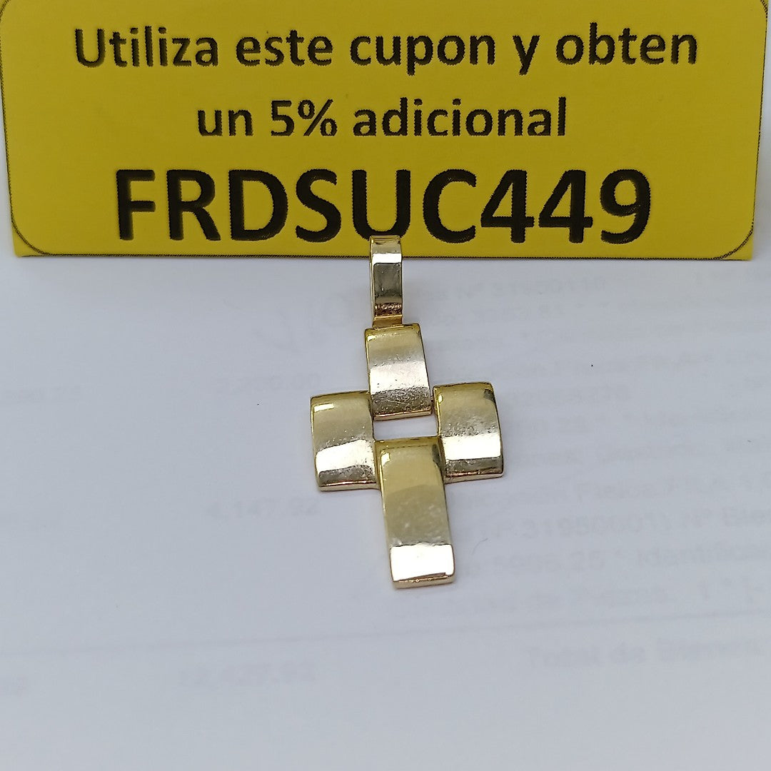 CRUZ,DIJE ORO 14 K 4,10 GRMS (SEMINUEVO)