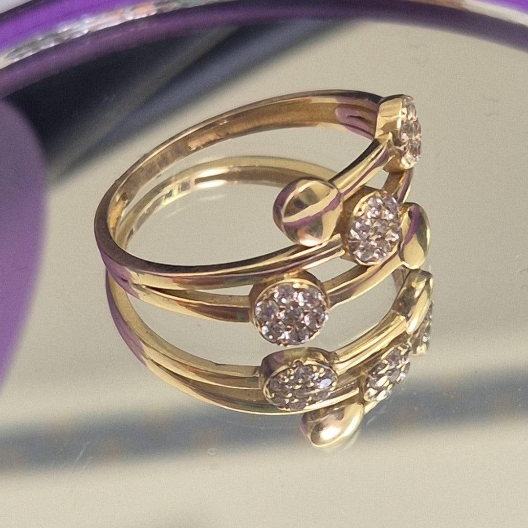 ANILLOS DAMA ORO 14K 2 (NUEVO)