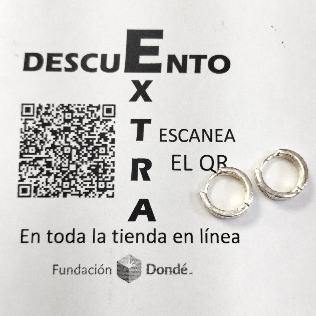 ARRACADAS PLATA .925 3.1 GR (NUEVO)