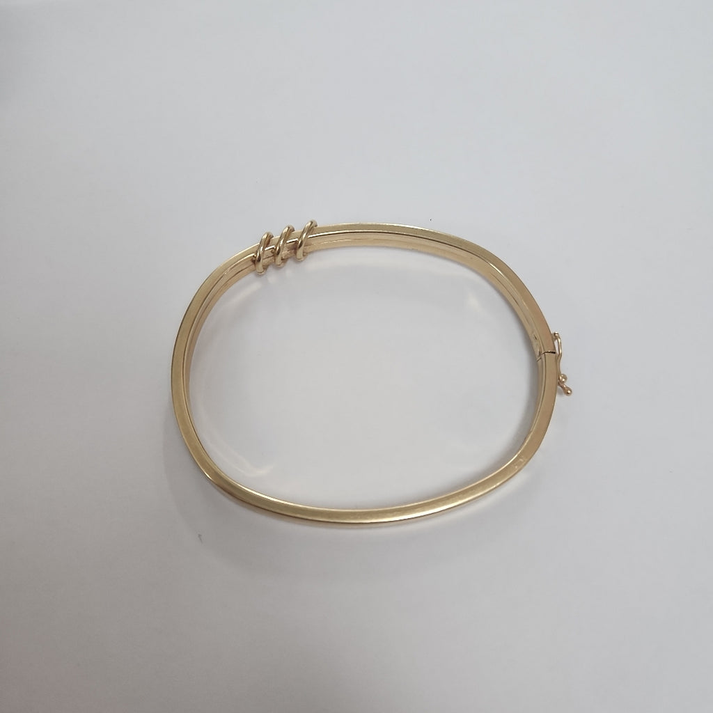 PULSERA RIGIDA ORO 14 K 7,90 GRMS (SEMINUEVO)
