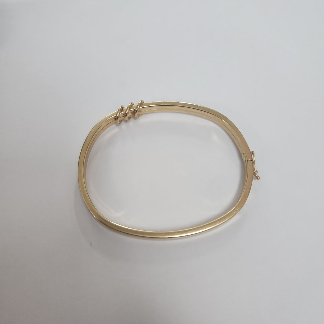 PULSERA RIGIDA ORO 14 K 7,90 GRMS (SEMINUEVO)