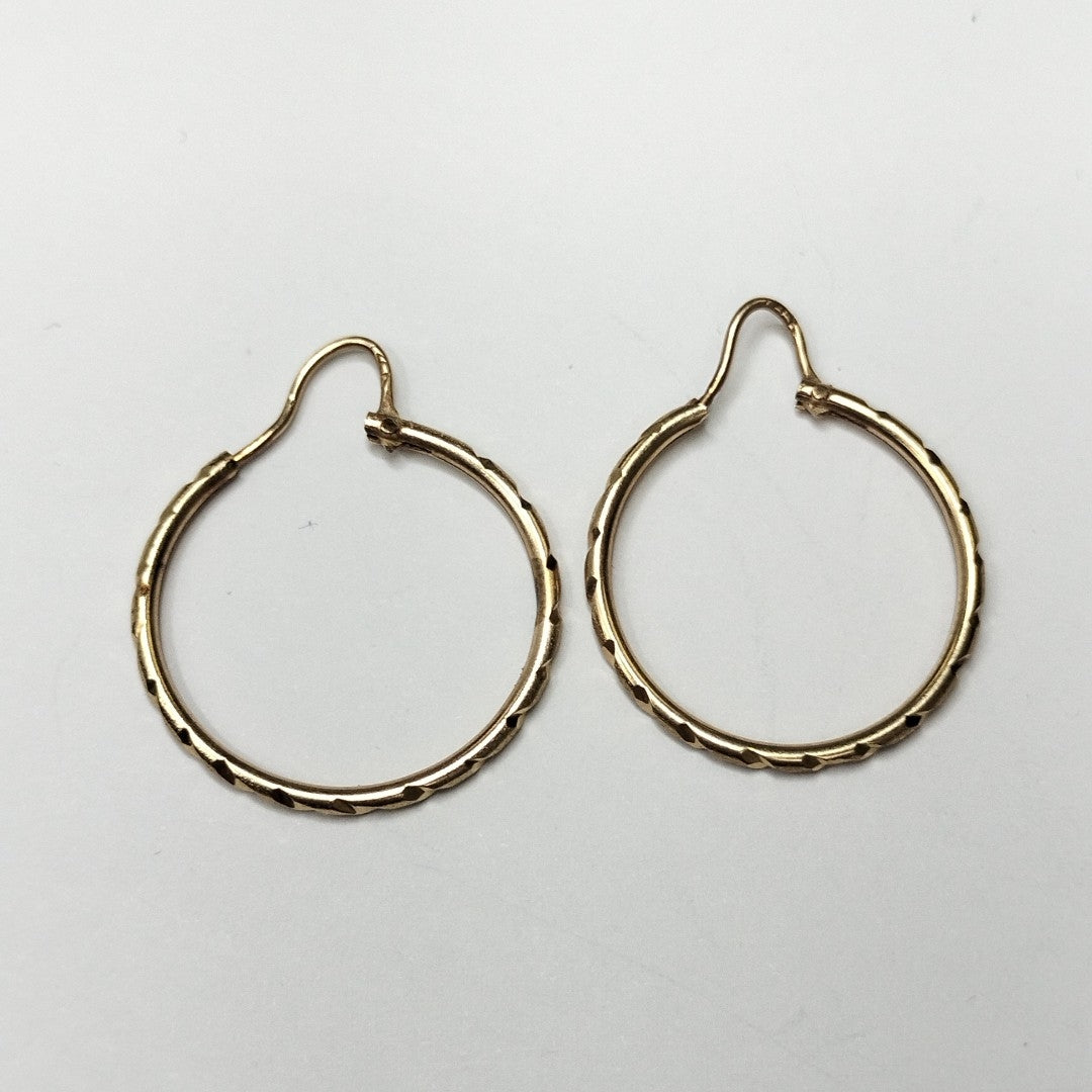 ARRACADAS PAR ORO 14 K 1,50 GRMS (SEMINUEVO)