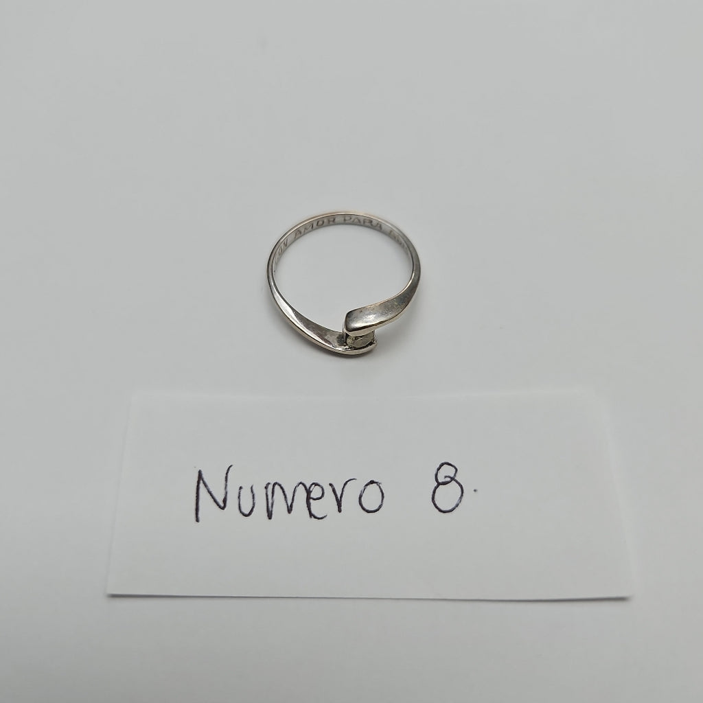 ANILLITO ORO, ORO BLANCO 14 K 1.7 GRMS (SEMINUEVO)