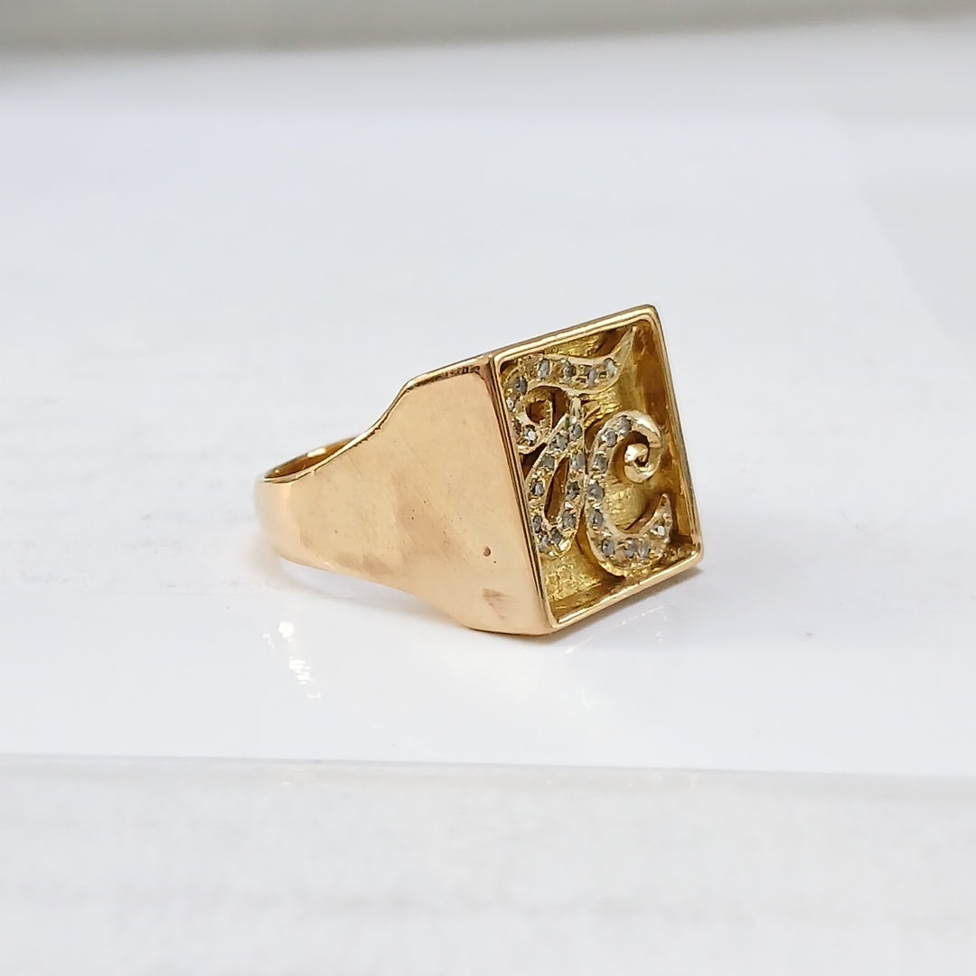 ANILLO ORO 14 K 16.4 GRMS (SEMINUEVO)
