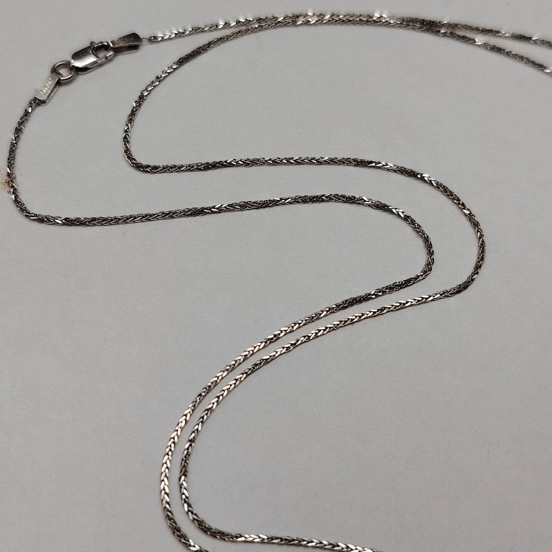 CADENA ORO BLANCO 14 K 2,50 GRMS (SEMINUEVO)