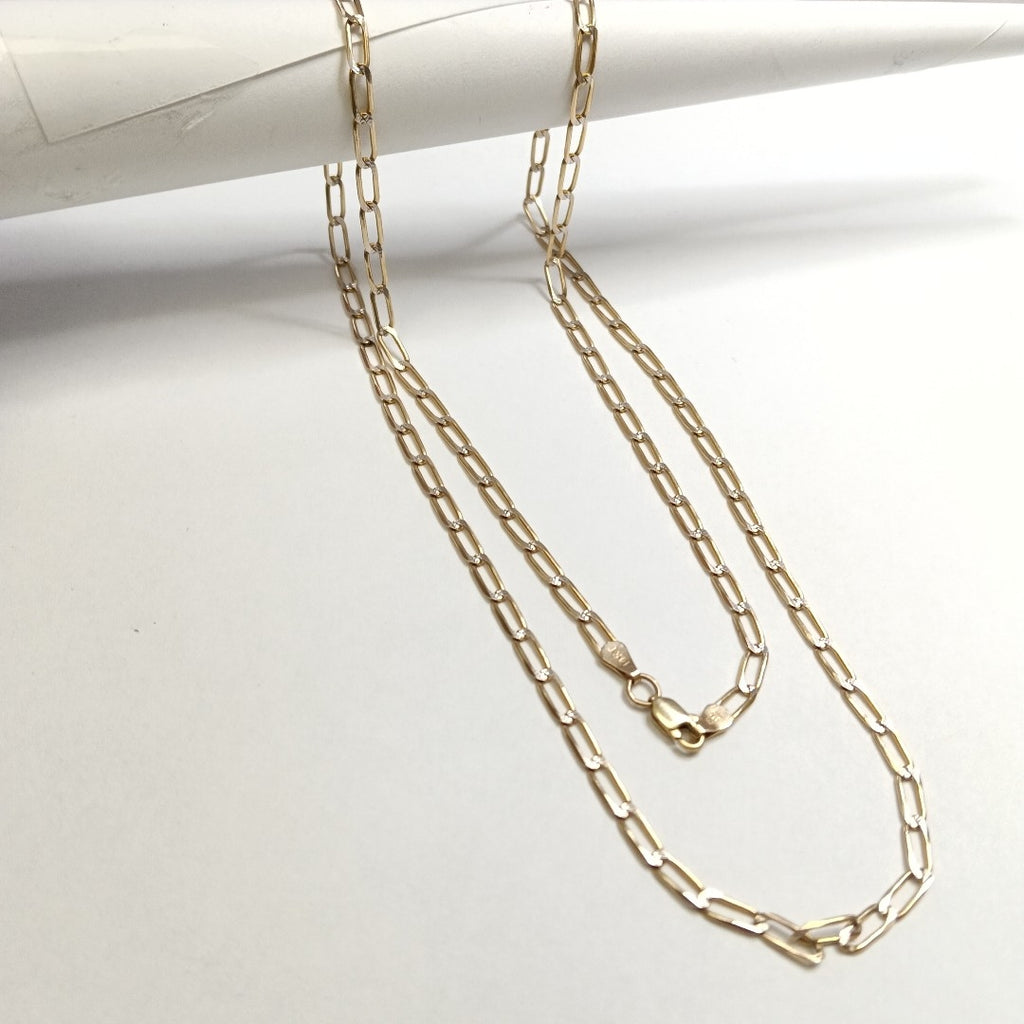CADENA ORO,RODIADO 14 K 8,60 GRMS (SEMINUEVO)