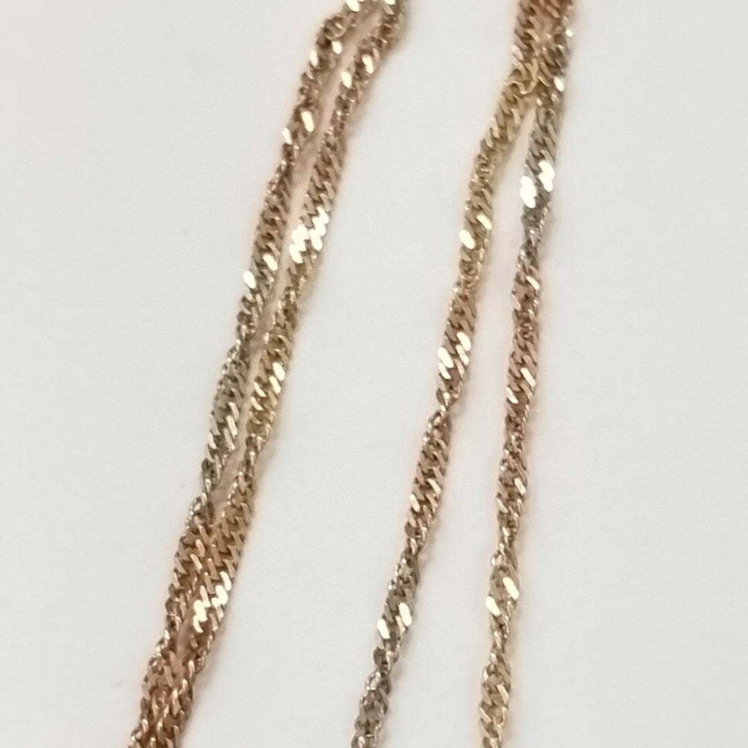 CADENA ORO,ORO COMBINADO 10 K 3,00 GRMS (SEMINUEVO)