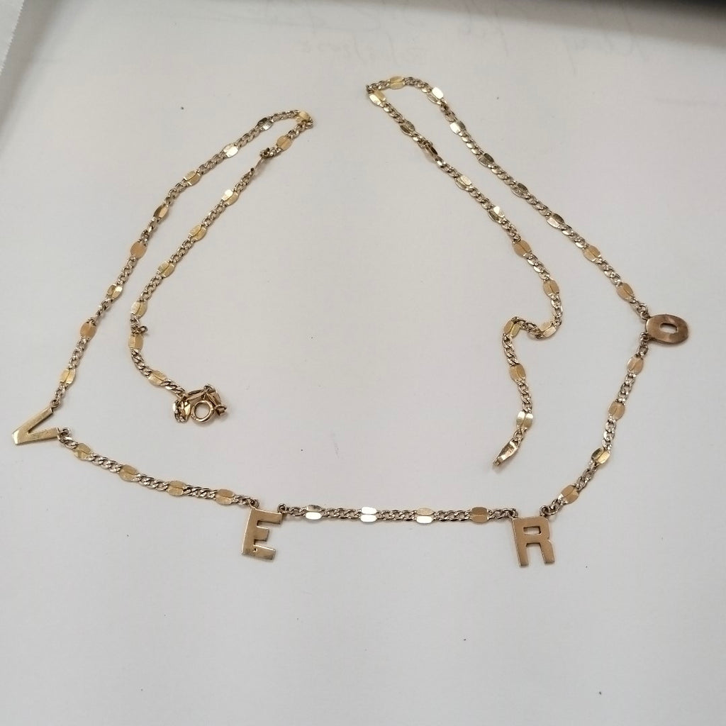 COLLAR ORO 10 K 3,60 GRMS (SEMINUEVO)