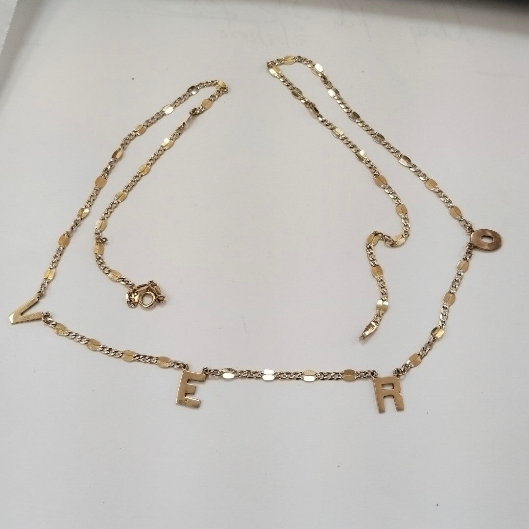 COLLAR ORO 10 K 3,60 GRMS (SEMINUEVO)