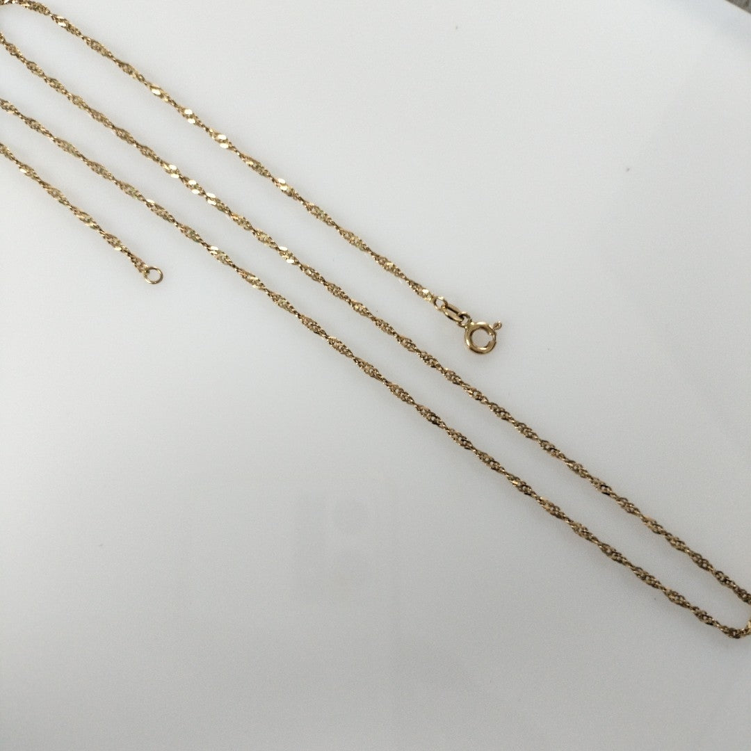 CADENA ORO 14 K 3.5 GRMS (SEMINUEVO)