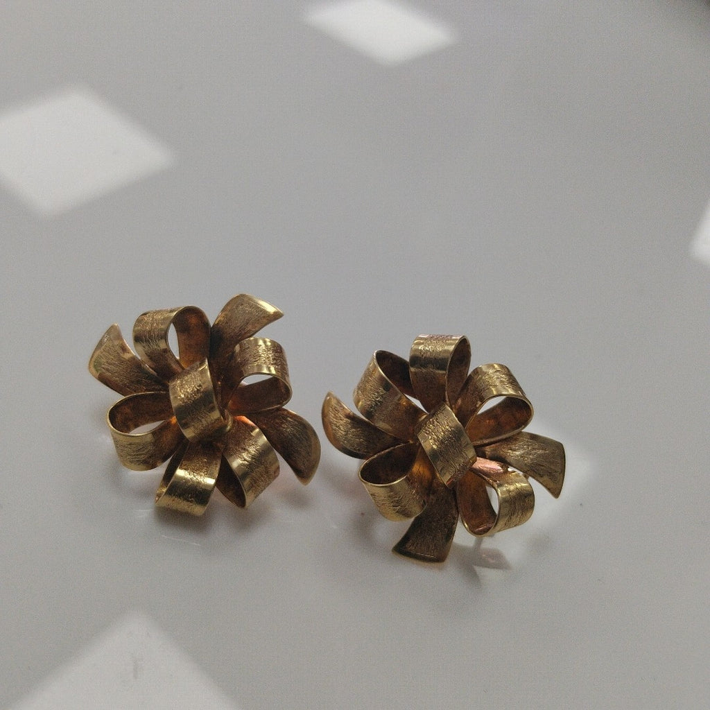 ARETES PAR ORO 14 K 9,40 GRMS (SEMINUEVO)