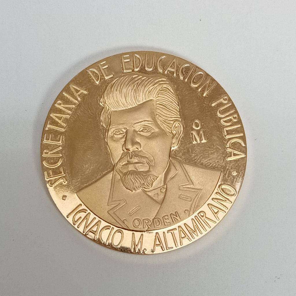 MEDALLA CONMEMORATIVA ORO 21 K 41,90 GRMS (SEMINUEVO)