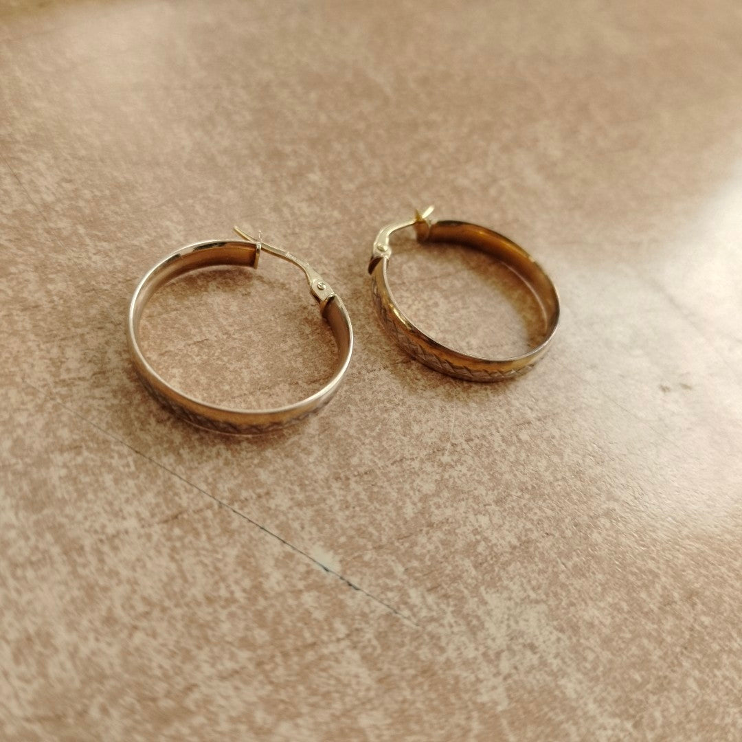 ARRACADAS PAR ORO 10 K 2.6 GRMS (SEMINUEVO)